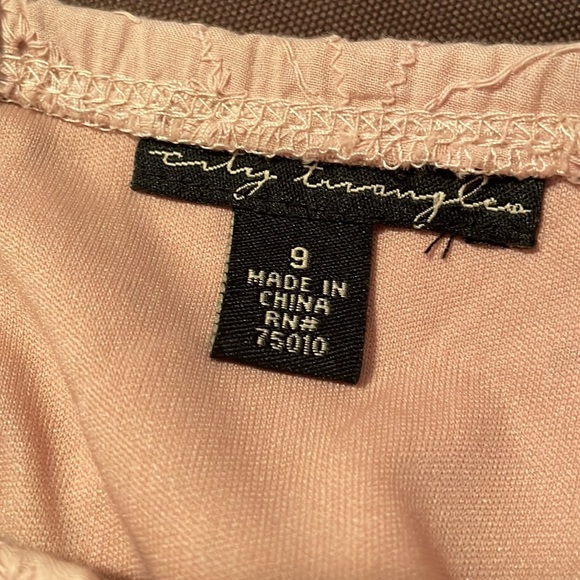 City Triangles pink eyelet dress Size Small - Picture 7 of 10